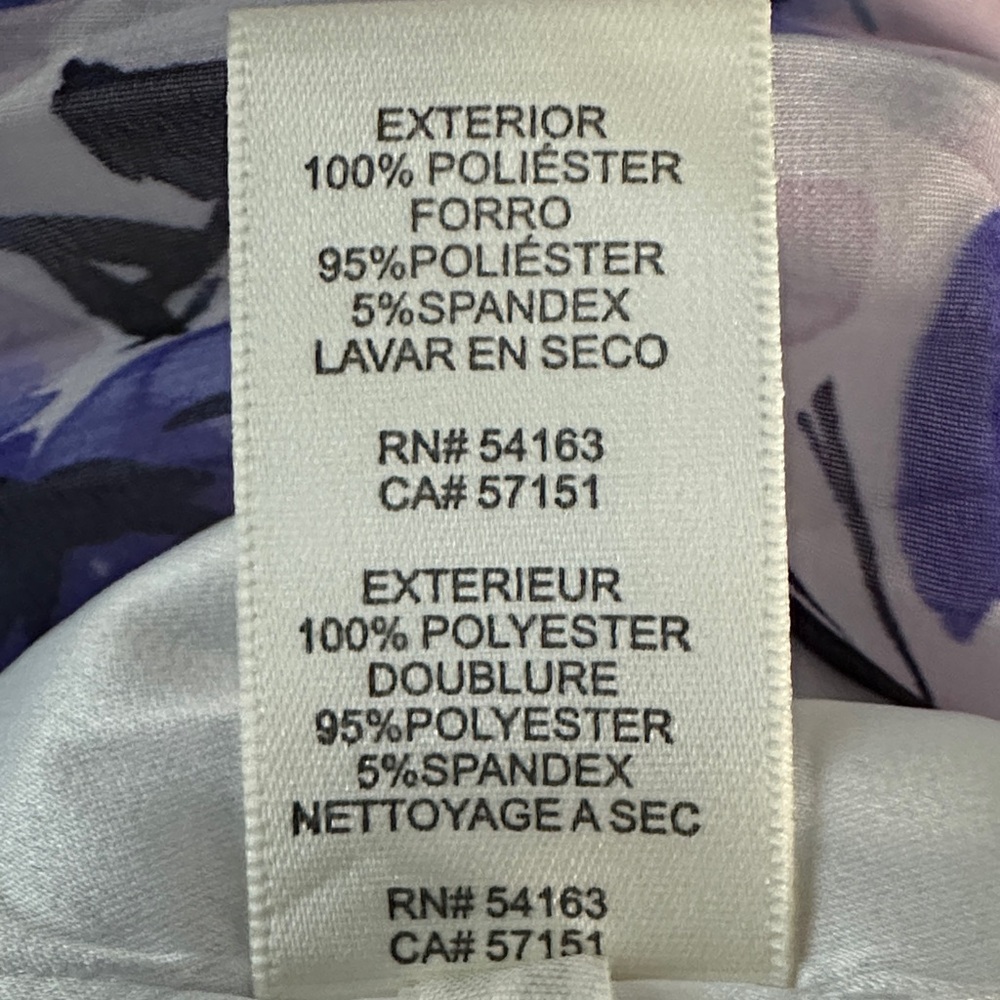 Eliza J Purple Floral Halter Tie Pleated Wedding Guest Party Maxi Dress Size 8 - Picture 14 of 16